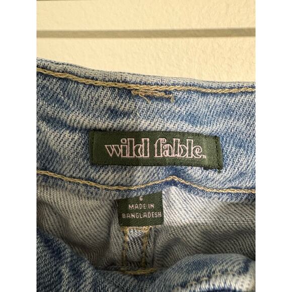 Wild Fable High-Rise Distressed Straight Leg Jeans - Picture 4 of 5